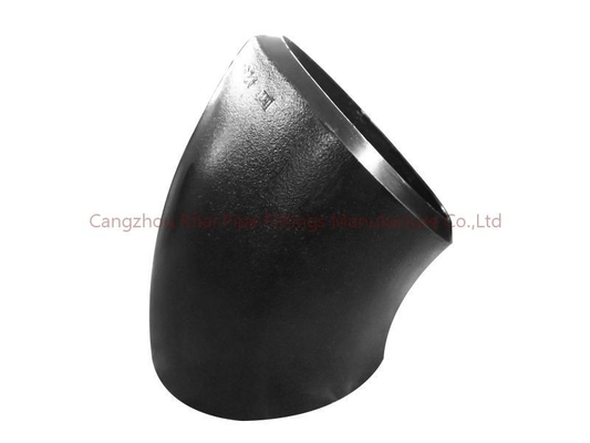 ANSI ASME B16.9 버트 접합 강관이음 SR 45 90 급 LR 팔꿈치