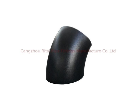 ASTM B16.9 용접관 맞춤 BW A234 WPB, 45 도 짧은 반경 팔꿈치