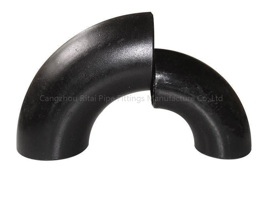 A234 ASME B16.9 관 이음은 LR STD 맞대기 단접 1.5D 90 도 탄소 사람을 밀치고 나가는 힘을 엘보우로 밉니다