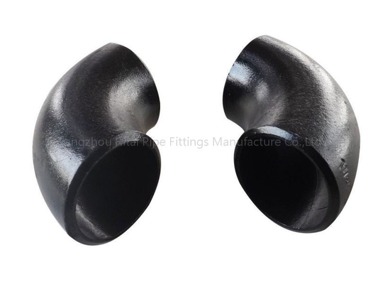 A234 ASME B16.9 관 이음은 LR STD 맞대기 단접 1.5D 90 도 탄소 사람을 밀치고 나가는 힘을 엘보우로 밉니다