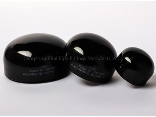캡 안출된 DIN ASTM JIS B2312 SGP A234 WPB에 적합하는 DN15 탄소강 배관