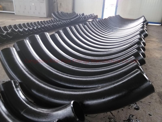 ASME B16.49 3D 5D 파이프 밴드 API 5L Gr. 비 SCH 80 2 인치 180 각도 엘보