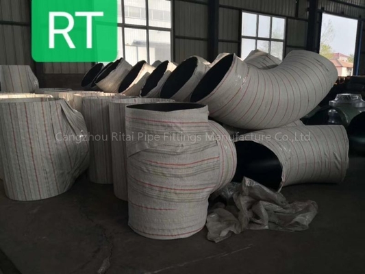 ASTM 1200 NB 큰 파이프 팔꿈치는 반지름 45 도 BW 큰 직경 탄소강을 단락시킵니다