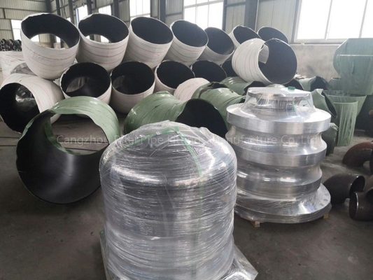 팔꿈치 짧은 반경 슈 100 탄소강 100% RT를 용접하는 ASTM 180 도 강철 엉덩이