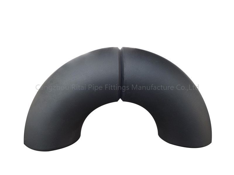 A234 ASME B16.9 관 이음은 LR STD 맞대기 단접 1.5D 90 도 탄소 사람을 밀치고 나가는 힘을 엘보우로 밉니다