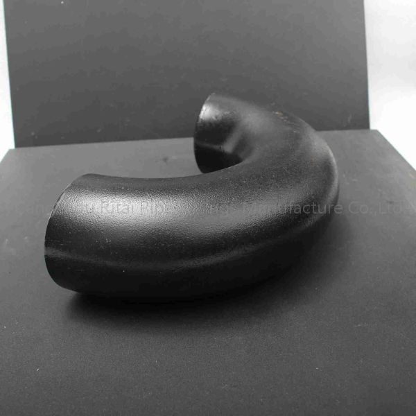 ASME B16.9 일정 40 검정관 맞춤 A234 긴 반경 180 각도 엘보