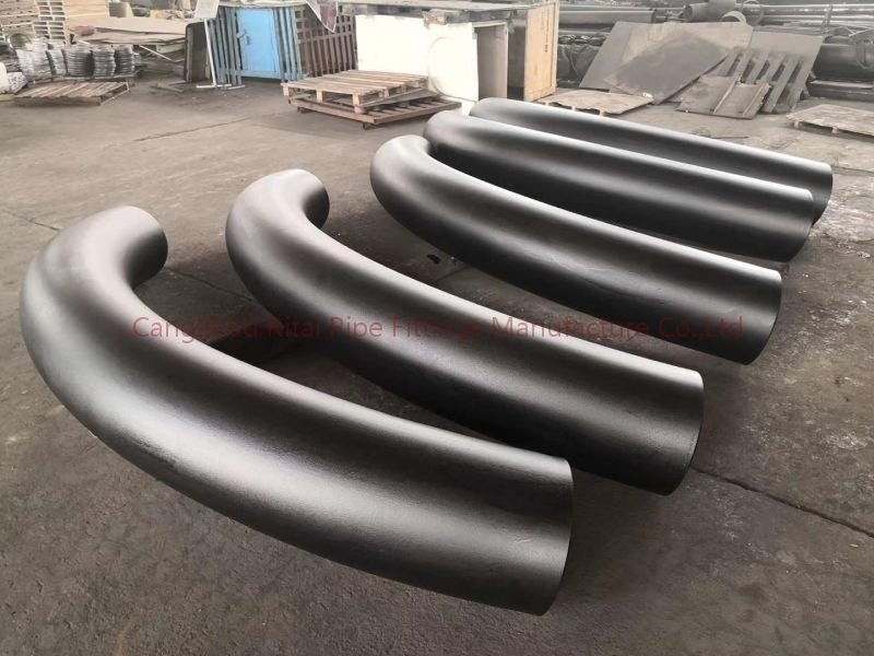 Sch40 Sch80 90 도 엘보우 벤드 ASTM A105 탄소강 A53 106GR.B 웰드