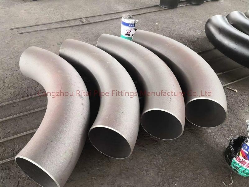 ASME B16.28 스틸 튜브는 2D 5D 6D 8D 9D 10D 4 인치 90 각도 굴곡을 피팅을 합니다